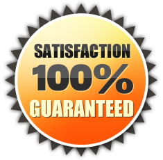 100% satisfction guarantee